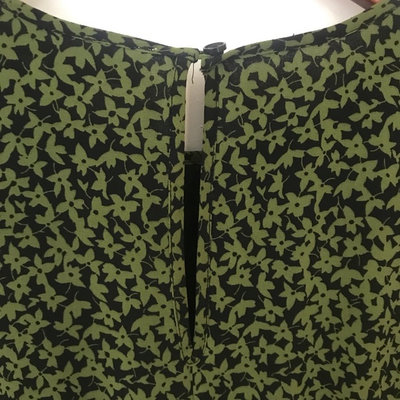 Michael by Michael Kors Green Floral Dress Size Small - Picture 6 of 9